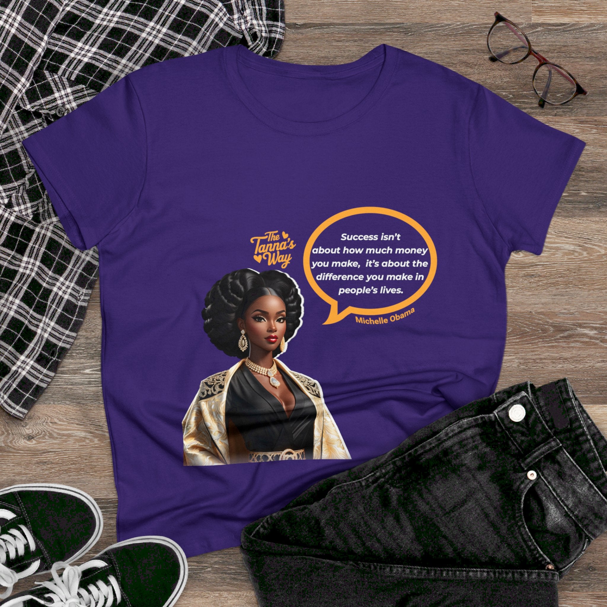 Michelle Obama | Women's Midweight Cotton Tee